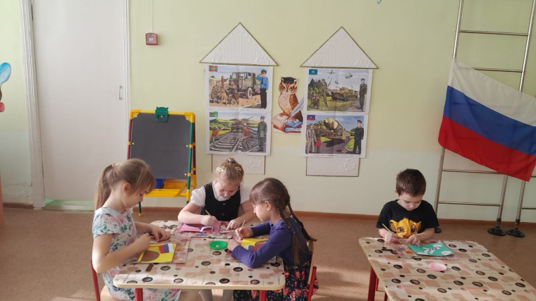 Детский сад "Солнышко" к 23 февраля.